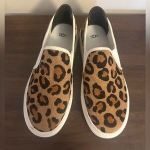 UGG Leopard Print slip-ons